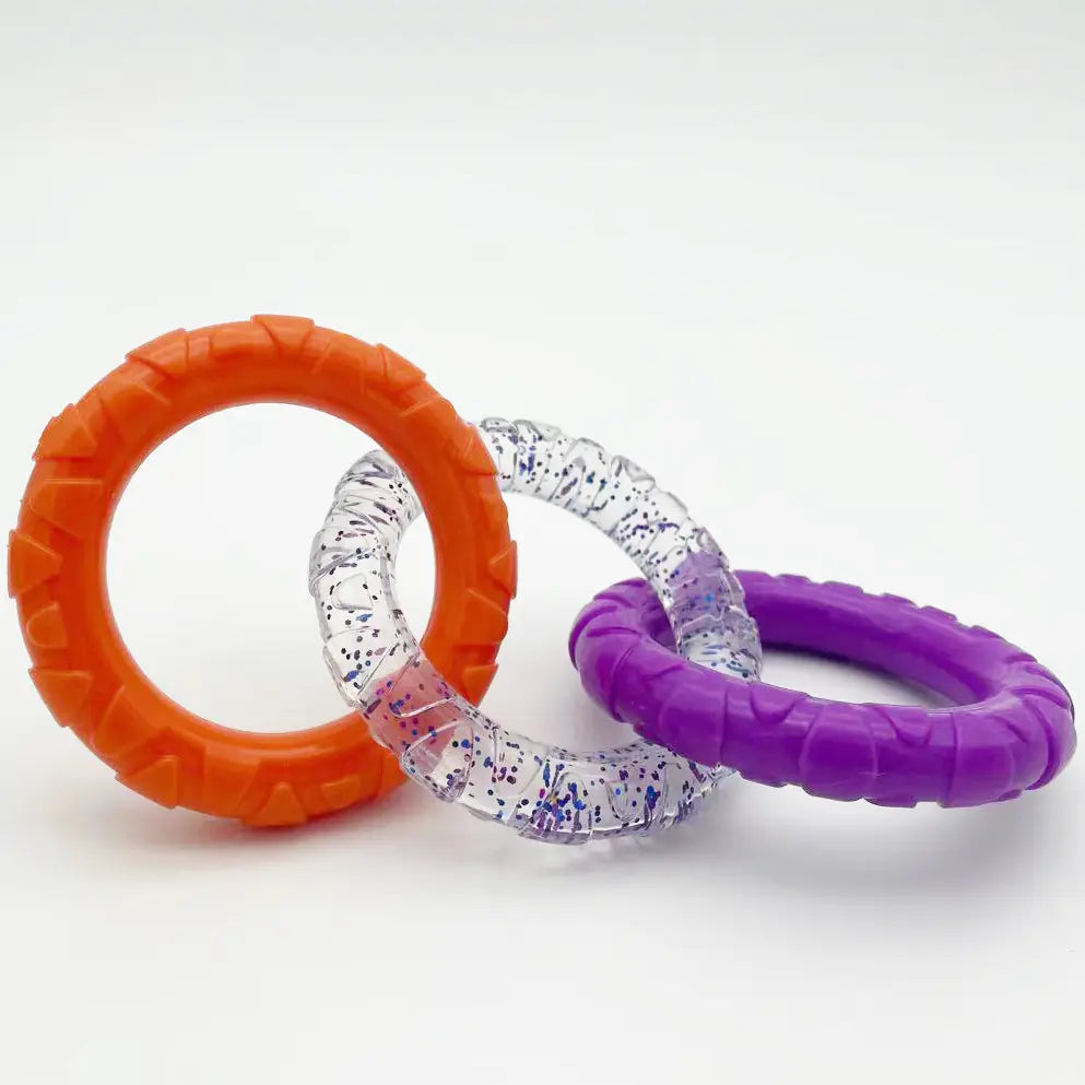 Puppy Teething interactive Ring and Pet Bite Resistant Toy