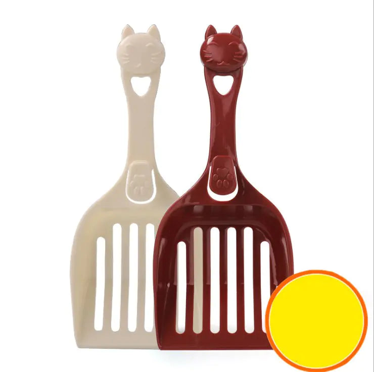 Cat Head Plastic Litter Scoop - Cat Litter Shovel