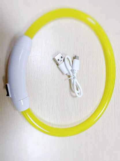 USB Rechargeable Pet Luminous Collar with 3 Modes