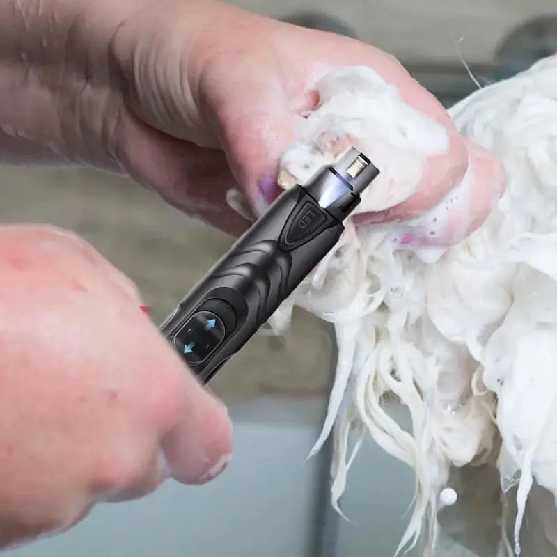 Rechargeable Lighted Pet Nail Grinder