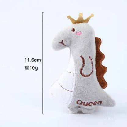 Bite-Resistant Mint Plush Cat Toy for Interactive Play