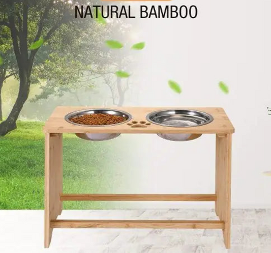 Elevated Dog Bowl Rack For Medium-sized Dogs