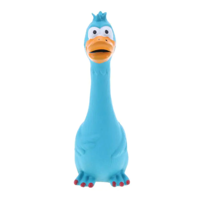 Rubber Squeaky Chicken Toy for Dogs