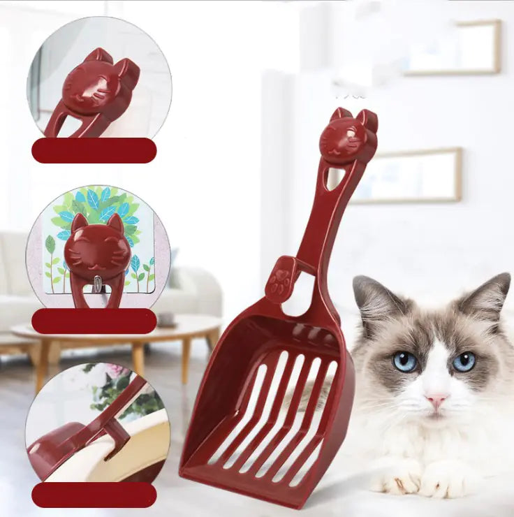 Cat Head Plastic Litter Scoop - Cat Litter Shovel