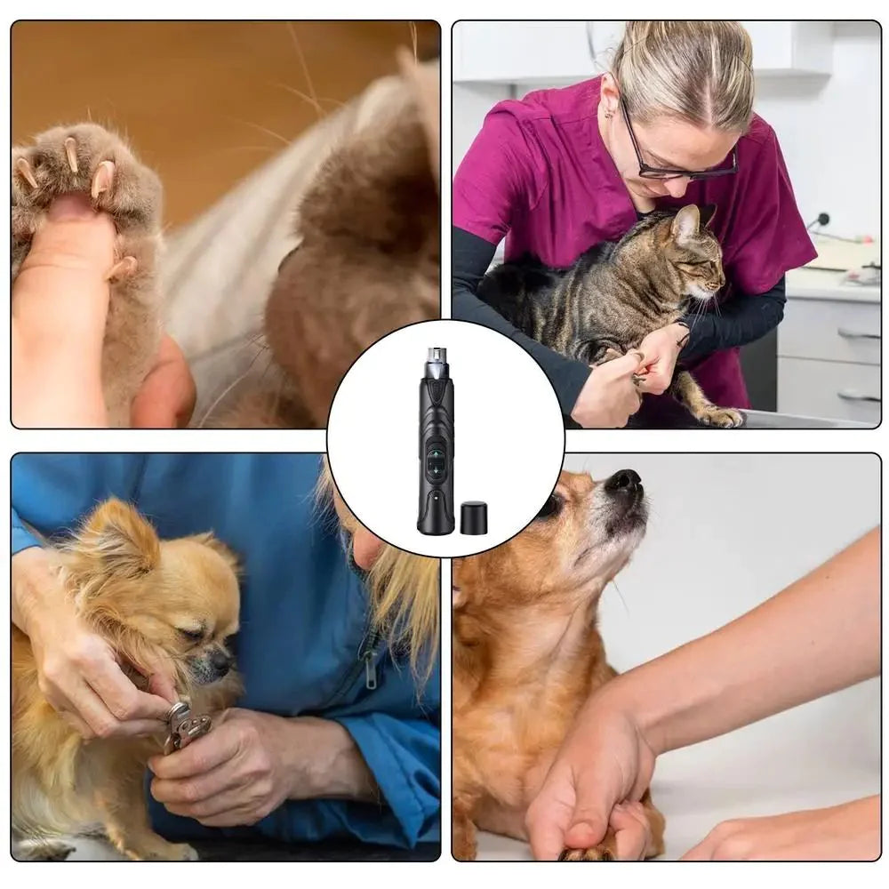 Rechargeable Lighted Pet Nail Grinder