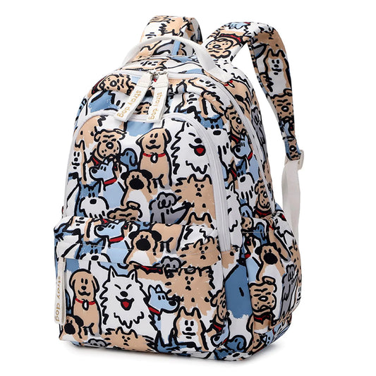 Dog Print Backpack