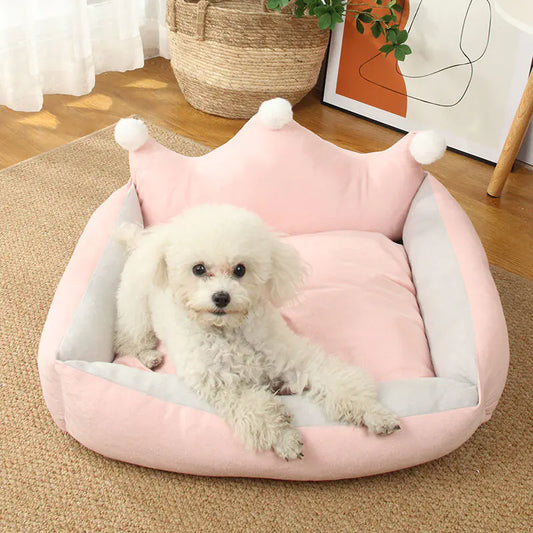 Crown Pet Bed for Medium and Small Dogs - Washable