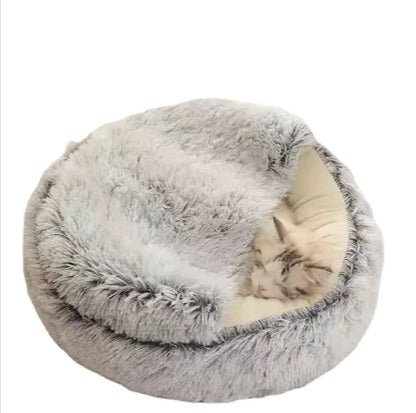 Cat Cave and Dog Den Pet Bed – Cozy Year-Round Comfort